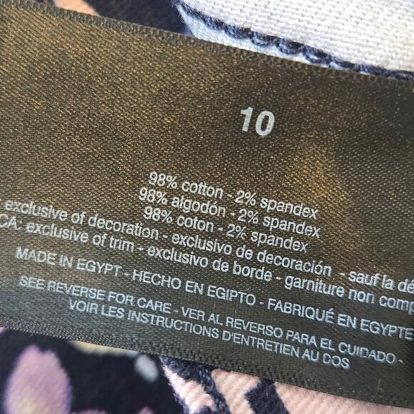 Gloria Vanderbilt Amanda Capri Built-in Slimming Panel NEW Women's Size 10 #830 - Picture 8 of 9